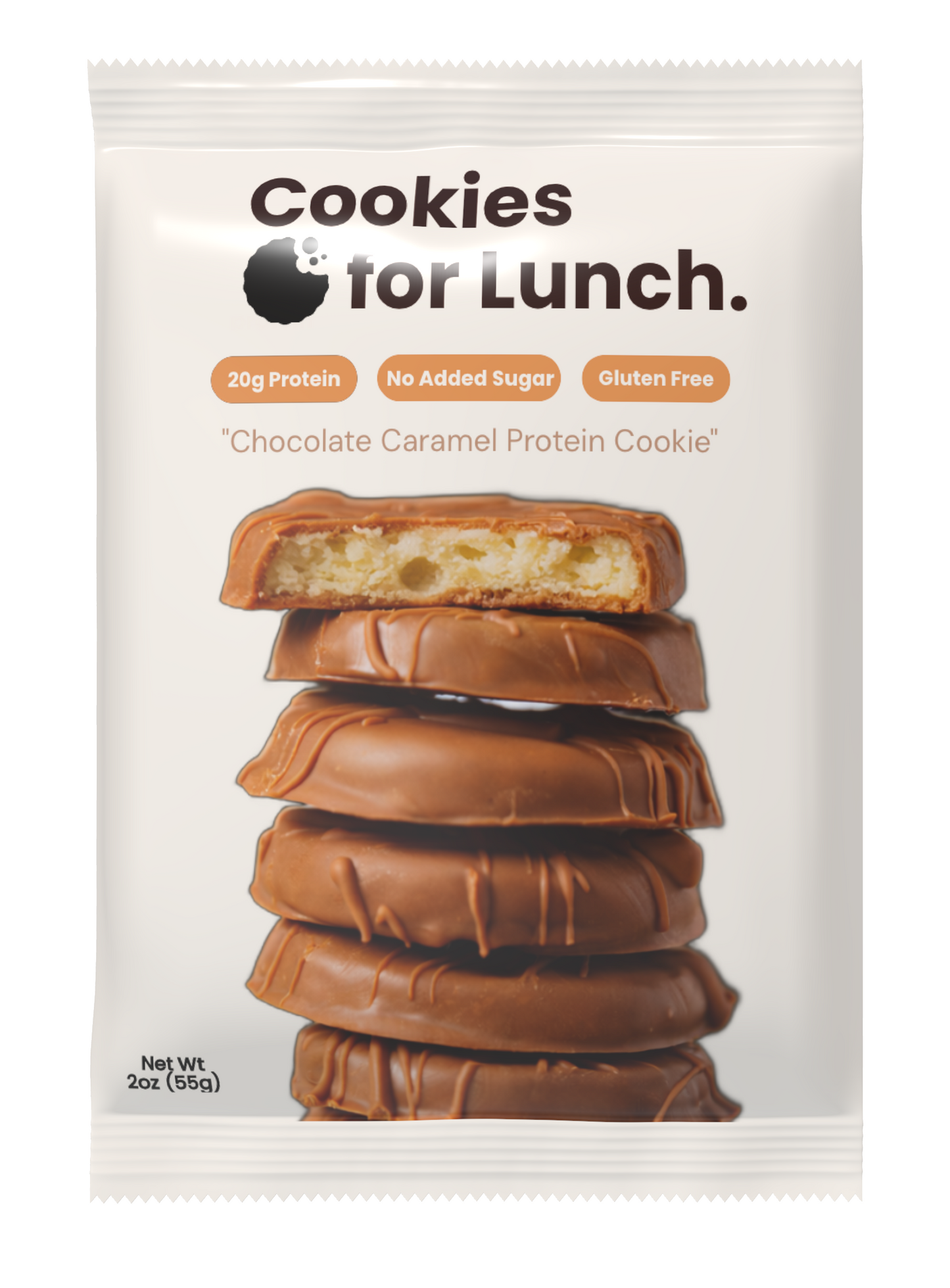 Chocolate Caramel Protein Cookie (8-pack)